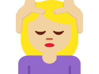 Woman Getting Massage Medium Light Skin Tone