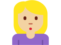 Woman Pouting Medium Light Skin Tone
