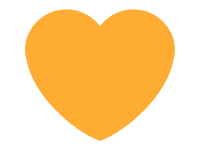Yellow heart