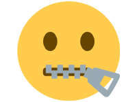 Zipper Mouth Face