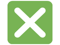Cross Mark Button