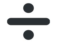 Division Sign