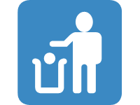 Litter in Bin Sign