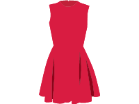 Pink A Line Dress
