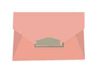 Pink Envelope Handbag