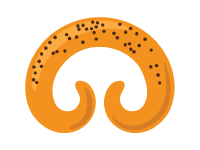 Pretzel with Seeds