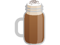 Chocolate Coffee Milk Shake