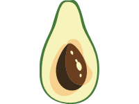 Avocado Sliced