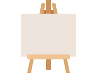 Painting Stand Wooden Easel