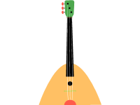 Russian balalaika