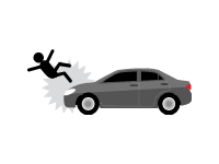 Pedestrian Shot down