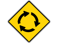 Circular Intersection Ahead