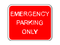 Emergency Parking Only