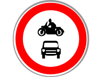 No Motor Vehicles