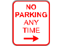 No Parking Any Time