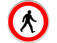 No Pedestrians