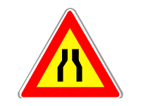 Road Narrows A5