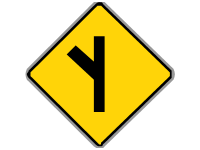 Side Road at Angle Left