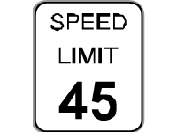 US Speed Limit 45