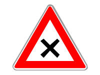Uncontrolled Crossroad Ahead