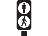 Band W Pedestrian Traffic Lights 2