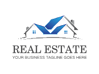 Real Estate Blue House