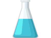 Erlenmeyer Flask Blue