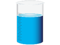 Graduated Cylinder Blue