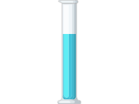 Test Tube Blue
