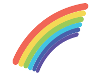 Rainbow Half