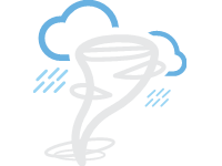 Tornado with Heavy Rain