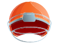 Football Helmet Front