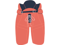 Hockey Pants Orange