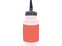 Hockey Straw Water Bottle