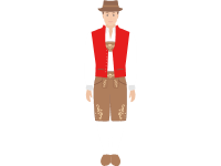 Traditional Austrian Male Costume