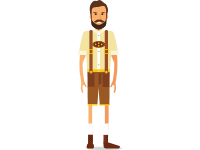 Man in Lederhosen
