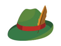 Tyrolean hat
