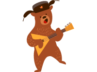 Bear With Balalaika