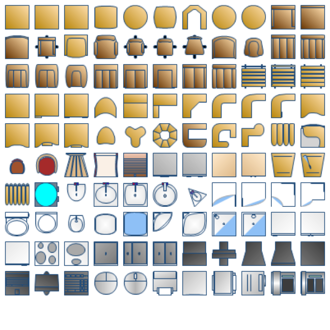 Floor Plan Shapes Preview Small