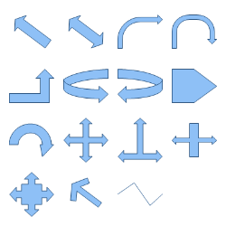 Arrow Shapes Preview Small