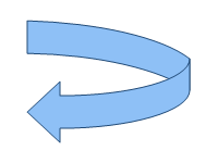 Curved Left Arrow