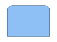 Round Same Side Corner Rectangle