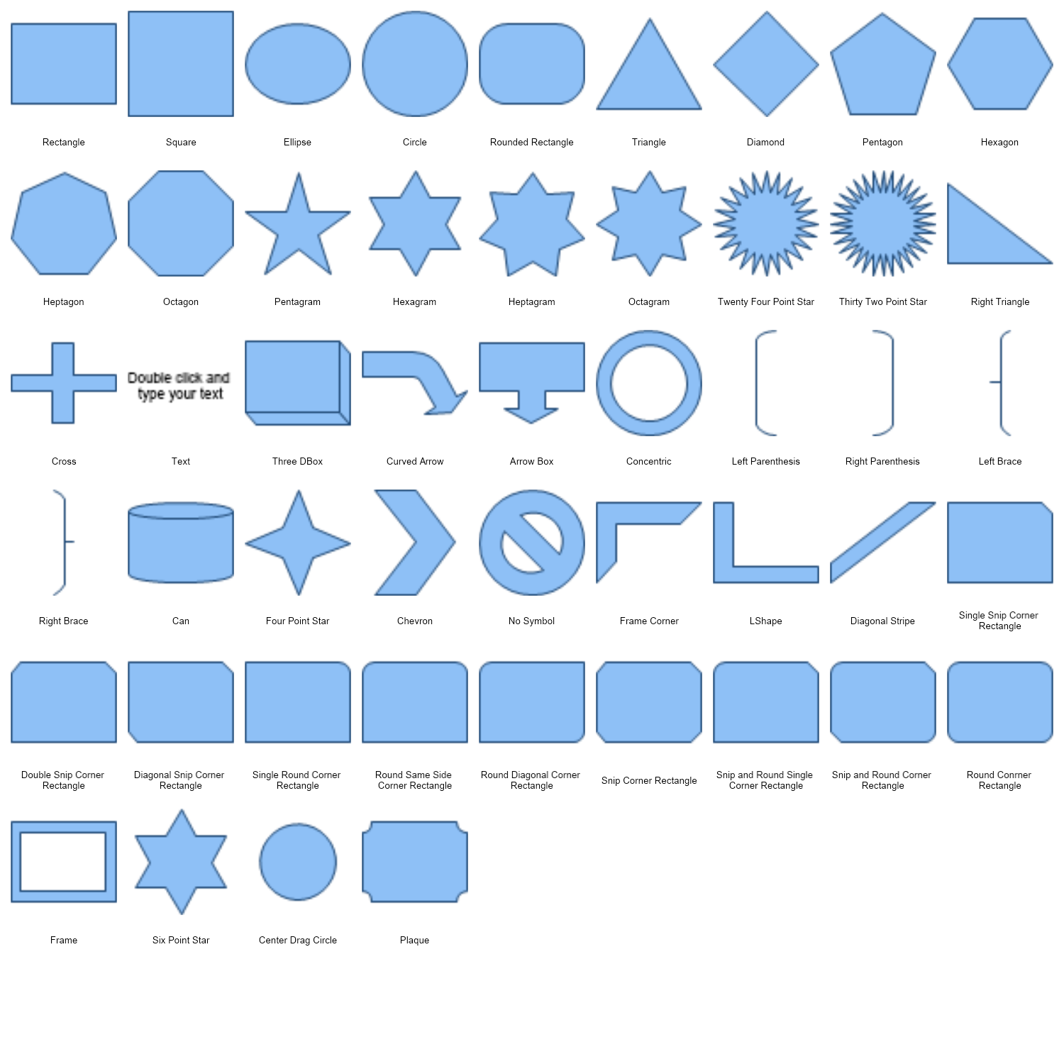 Basic Shapes Preview Large