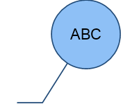 Oval with Bendable Pointer