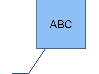 Rectangle with Bendable Pointer