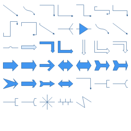 Connector Shapes Preview Small