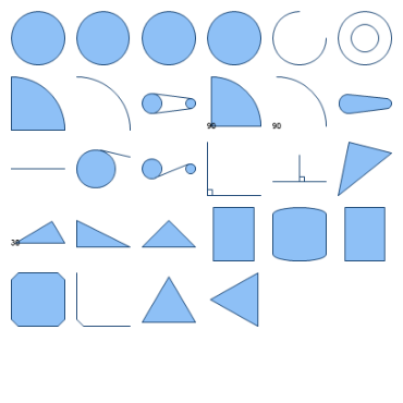 Drawing Tool Shapes Preview Small