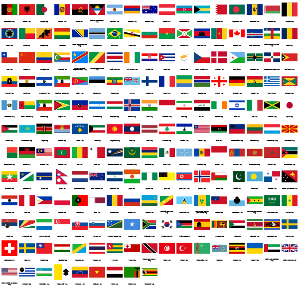 Country Flags Preview Large