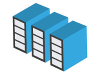 Server Blue x 3