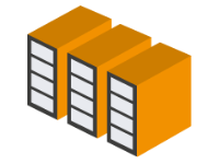Server Orange x 3